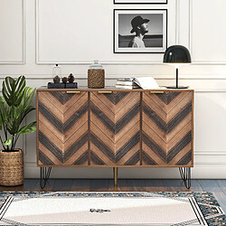 Blossom paris Buffet vaisselier 3 portes - Bois pas cher