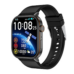 Montre connectée QX17 GPS - Étanche IP68 - Sport Bluetooth - Noir