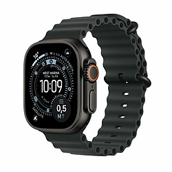 Apple Watch Ultra 3 Cellular 49 mm Titane noir avec bracelet océan noir pas cher