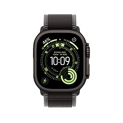Apple Watch Ultra 3 Cellular Smartwatch 49 mm Noir titane avec Boucle Trail Noir Anthracite M/L