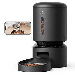 Distributeur automatique de croquettes avec caméra Petlibro Granary Noir