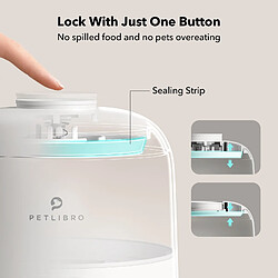 Distributeur de croquettes automatique Petlibro Air Blanc pas cher