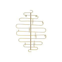 Paris Prix Porte-Bouteille Mural 4 Emplacements Alid 72cm Or