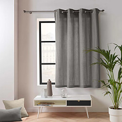 Avis Douceur D'Interieur Rideau à Œillets Twily 135x180cm Gris
