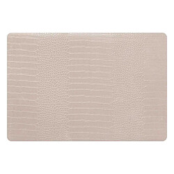 Atmosphera Set de Table Imprimé Croco 33x49cm Beige