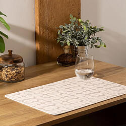 Atmosphera Set de Table Imprimé Fev 30x45cm Gris