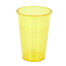 Avis The Home Deco Factory Lot de 4 Gobelets Réutilisables Bain de Soleil 20cl Vert & Jaune
