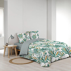 Paris Prix Parure de Lit 3 Pièces Louna 240x220cm Vert