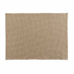 Paris Prix Lot de 2 Sets de Table en Jute Leny 33x45cm Beige