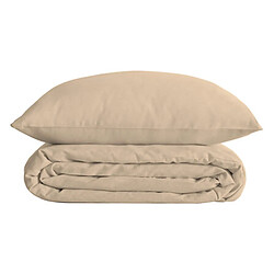 Acheter Atmosphera Parure de Lit 3 Pièces Percale 240x220cm Beige Lin