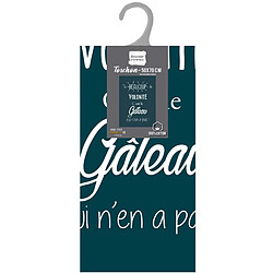 Douceur D'Interieur Torchon de Cuisine Gourmandise 50x70cm Marine pas cher