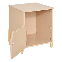 Atmosphera table de chevet enfant - Beige