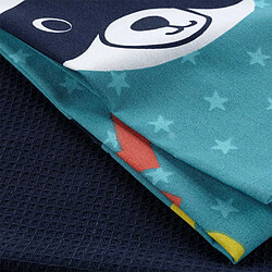 Paris Prix Lot de 2 Torchons Enfant Mini Chef 50x70cm Bleu