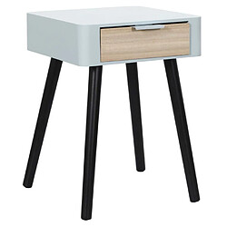 Paris prix Table de chevet 1 tiroir - Gris