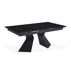 Paris prix Table à manger extensible - Noir
