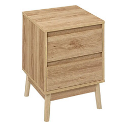 Five Simply Smart Table de Chevet Design Abana 56cm Naturel