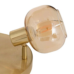 Atmosphera Plafonnier 3 Spots Orientables Pilia 25cm Doré