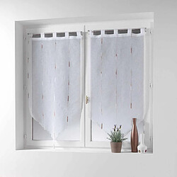 Paris Prix Paire de Voilages Chenilla 90x90cm Naturel