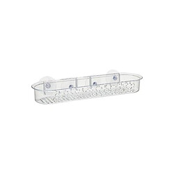Instant D'O Panier de Douche Ventouse Galet 37cm Transparent