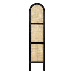 Atmosphera Paravent Déco Cannage Sana 120x170cm Noir