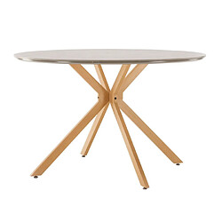 Paris prix Table à manger ronde - Gris