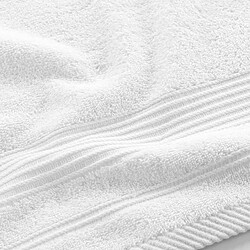 Avis Douceur D'Interieur Serviette de Toilette Tendresse 50x90cm Blanc