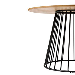 Atmosphera Table à Manger Design Rayo 120cm Naturel