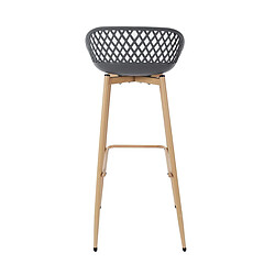 Paris Prix Lot de 2 Tabourets de Bar Malaga 88cm Gris pas cher