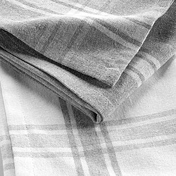 Paris Prix Lot de 2 Torchons Cuisiline 50x70cm Gris Chiné