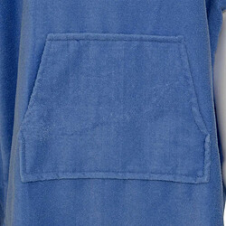 Atmosphera Poncho de Plage en Microfibre Azul 80x100cm Bleu pas cher