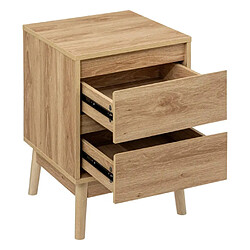 Five Simply Smart Table de Chevet Design Abana 56cm Naturel