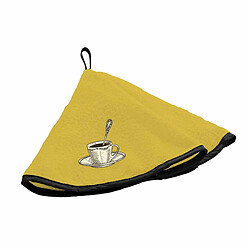 Paris Prix Essuie-Main en Éponge Tasse 60cm Jaune