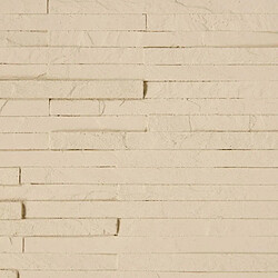 Atmosphera Sticker Effet Pierre Cary 28x58cm Beige