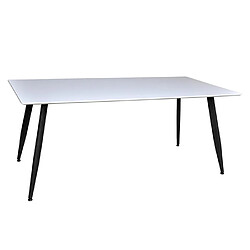 Paris prix Table à manger Polar - Blanc et noir