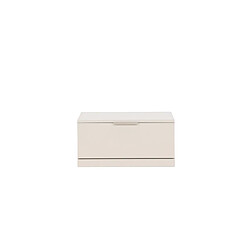 Paris prix Table de chevet 2 tiroirs - Beige