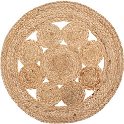 Atmosphera Set de Table en Jute Ajouré 38cm Naturel