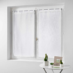 Paris Prix Paire de Voilages Haltona 60x120cm Blanc
