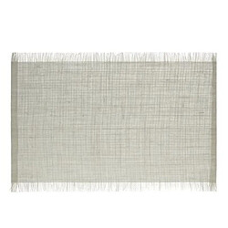 Secret De Gourmet Set de Table en Jute Frange 30x45cm Gris