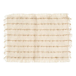 Secret De Gourmet Set de Table Déco Jute 30x45cm Blanc