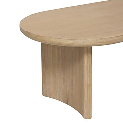 Atmosphera Table basse ovale - Naturel