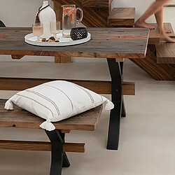 Mes Table à manger rectangulaire - Marron