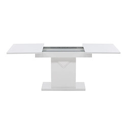 Paris prix Table à manger extensible - Blanc pas cher