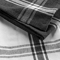 Paris Prix Lot de 2 Torchons Cuisiline 50x70cm Anthracite