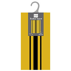 Paris Prix Torchon en Coton Tissé Comptoir 50x70cm Jaune pas cher