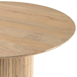 Acheter Mes Table à manger ronde bois - Naturel