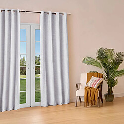 Atmosphera Rideau Isolant Effet Laine Kys 140x260cm Bleu Minéral