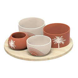 Secret De Gourmet Service Apéritif 5 Pièces Sunshine 26cm Multicolore