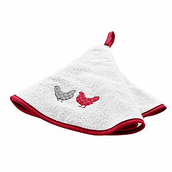 Paris Prix Essuie-Main en Éponge Suzette 60cm Blanc