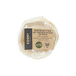 Avis The Home Deco Factory Lot de 12 Baquettes en Bois Snacking 9cm Naturel