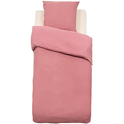 Atmosphera Parure de Lit 2 Pièces Lili 140x200cm Rose Antique
